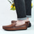 cheap Casual Loafers-Men's Brown Loafers &amp; Slip-Ons with Soft Footbed, Stylish Stitching and Comfortable Fit - Perfect for Business Casual, Everyday Wear and Weekend Outings