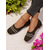 ieftine Pantofi Joși de Damă-Balerini roșii respirabili din flyknit cu design în dungi pentru femei – pantofi casual ușori pentru purtare zilnică, călătorii sau plimbări în grădină