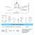 cheap Light Bulbs-1 Pc 42cm/16.5 Inch Socket Fan Light with Remote, Small Ceiling Fans with Lights, LED Light Bulb Fan, Easy Install Screw-in E26/E27 Base for Bedroom Kitchen Garage Living Room