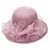 cheap Party Hats-Women Organza Kentucky Sun-Hats - Wide-Brim Flower Church Hats Beach Derby Hat for Tea Party Wedding Bridal Dress