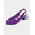 baratos sapatos slingback-Sapatos femininos verdes tipo slingback com detalhe de laço – saltos baixos e respiráveis em malha flyknit para uso diário na primavera, no escritório e em looks casuais chiques