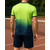 ieftine Cămașă pentru bărbați-Bărbați Grafic Set sport Cămăși și pantaloni scurți Set de tenis 2 Mânecă scurtă Κατά του ιδρώτα Confortabil la umezeală Respirabil Tenis Golf Pickleball Albastru Portocaliu Verde Îmbrăcăminte de