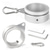 billiga Trädgårdsflaggor, Banner-Flaggstångsringar Aluminiumlegering Flaggstångsringar 360° Rotations Anti Wrap Montering Ring Snurrande Klipp med Karbinhake för 0.75-1.02 Tum Diameter Paket med 2