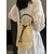 abordables Sacs à bandoulière-Sac seau tissé à cordon coulissant pour femme - élégant sac fourre-tout d'été avec sangles en cuir, parfait pour la plage, les voyages et les sorties décontractées