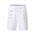 cheap Holiday-Men&#039;s Shorts Linen Shorts Summer Shorts Beach Shorts Pocket Drawstring Elastic Waist Plain Comfort Breathable Short Vacation Holiday Beach Hawaiian Boho Black White