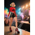 cheap 1980s-Women&#039;s Red and Black Patent Leather Platform Heels – Glossy Strappy Sandals with 1980s Punk Style for Nightlife and Clubwear