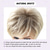 cheap Older Wigs-Short Blonde Wigs for Women Pixie Cut Wig with Bangs Ladies Natural Layered Synthetic Hair Wig Blonde Mix White Wig for Daily Fancy Dress Accessory Costume Cosplay Halloween Party Use