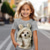 cheap Girl&#039;s 3D Animals-Girls&#039; 3D Dog T shirt Tee Short Sleeve Summer Spring Fashion Basic Kids 4-12 Years Crew Neck Outdoor Casual Daily Regular Fit