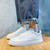 cheap Casual-Men&#039;s White Casual Sneakers with Lace-up Closure and Comfortable Sole – Stylish Everyday Shoes for Walking and Leisure