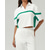 cheap Women's Shirt-Women's Patchwork Sport Shirt Golf Polo Shirt Tennis Top Short Sleeve Contrast Binding Quick Dry Breathable Tennis Pickleball Polo Collar White Spandex Tennis Clothing