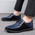 economico Scarpe Casual con Lacci-Sneakers da uomo in similpelle nere e bianche dal design sportivo: calzature comode e alla moda per giornate casual, viaggi e gite del fine settimana