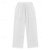 preiswerte Heim-Herren Leinenhosen Hose Sommerhose Baggy-Hosen Kordelzug Elastischer Bund Gerader Schnitt Einfach Komfort Atmungsaktiv Volle Länge Heim Yoga Ferien Mode Streetwear Schwarz Weiß