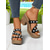 cheap Vacation Sandals-Women&#039;s Pearl Studded Chunky Heel Sandals with Wood-Texture Platform, Elegant Slip-On Style for Summer Parties, Casual Dates, and Resort Wear