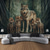 ieftine tapiserii animale-Tapiserie suspendată cu animale lupi artă de perete tapiserie mare decor mural fundal fotografii perdea decor pentru cameră de zi sau dormitor