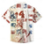 cheap Flag pattern-Independence Day Men&#039;s American US Flag Patriotic Fourth of July Shirt Summer Shirt Button Up Shirt Short Sleeve Fashion Casual Holiday Summer Spring Turndown 3D Print Collared Shirts Front One Pocket