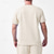 cheap Men&#039;s Tee Sets-Men&#039;s T-shirt Suits 2 Pieces Outfits Tee &amp; Shorts Short Sleeve Crew Neck Summer Plain Fashion Casual 2 Piece Jacquard Vacation Daily Wear Going out Black White Khaki Top Tee for Men