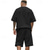 cheap Men&#039;s Tee Sets-Men&#039;s T-shirt Suits 2 Pieces Outfits Tee &amp; Shorts Short Sleeve Crew Neck Summer Plain Fashion Casual 2 Piece Vacation Daily Wear Going out Black White Navy Blue Top Tee for Men