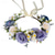 cheap Hair Styling Accessories-Rose Flower Crown for Women - Purple Fairy Flower Headband Sweet Hair Wreath Accessories for Women Girls Wedding Festival Party Favors Photo Prop