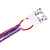 cheap Hair Styling Accessories-4th of July American Flag Hair Ties Bands,Patriotic Hair Accessories,Memorial Day Independence Day Decorations,2Pcs