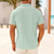 cheap Geometric Pattern-Men&#039;s Geometric Check Grid / Plaid Shirt Button Up Shirt Short Sleeve Fashion Casual Outdoor Vacation Daily Summer Turndown 3D Print Linen Like Shirt Pink Blue Green