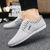 cheap Casual Lace-Up Shoes-Men's Blue Denim Slip-on Sneakers with Textured Upper - Casual, Comfortable, Ideal for Daily Wear, Travel and Relaxed Settings