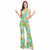 cheap Outfits-Retro Vintage Boho 1970s Bell Bottoms Jumpsuit Flared Trousers Hippie Disco Floral Fancy Dress Women&#039;s Halloween Carnival Vacation Music Festival Festival Adults&#039; Jumpsuit