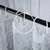cheap Shower Curtains-PEVA 8G Shower Curtain Liner, 72x72 Inch 3D Clear Blue Bubble Heavy Duty Waterproof Shower Curtain Liner Thick Plastic Shower Curtains Bathroom Shower Liner, 12 Hooks
