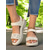 cheap Comfort Sandals-Women&#039;s Perforated Sandals - Comfortable and Stylish Open-Toe Design, Perfect for Casual Walks and Summer Days