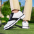 economico Scarpe da Golf da Uomo-scarpe da golf classiche da uomo in bianco e nero con tomaia in similpelle - design versatile per il golf e l'abbigliamento casual