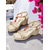 cheap Wedge Sandals-Women's Beaded Strap Wedge Sandals – Boho Summer Shoes with Gem Accents for Resort Wear and Seaside Vacations