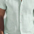cheap Geometric Pattern-Men&#039;s Letter Printed Waffle Shirt Button Down Shirt Short Sleeves Fashion Casual Vacation Daily Beach Wear Summer Turndown 3D Print Knit Shirt Untucked Shirt Pink Blue Green