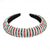 abordables Accessoires de coiffure-Bandeau du 4 juillet pour femmes et filles, boucles d'oreilles patriotiques, bandeau rouge, blanc et bleu, drapeau américain, fête de l'indépendance des États-Unis, accessoires pour cheveux