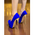 cheap Nightlife Party-Women&#039;s Red Suede Platform Heels with Metallic Stiletto and Waterproof Platform for Nightlife Parties