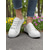 preiswerte Damen-Sneaker-Grüne Slip-On-Sneaker aus Canvas für Damen mit Schnürung – bequeme Sneaker ohne Fersenriemen, ideal zum Spazierengehen, Einkaufen, für den Schulweg und entspannte Sommertage