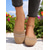 ieftine Pantofi Joși de Damă-Balerini roșii respirabili din flyknit cu design în dungi pentru femei – pantofi casual ușori pentru purtare zilnică, călătorii sau plimbări în grădină