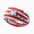 cheap Hair Styling Accessories-American Flag Headbands for Men 4th of July Patriotic Twisted Hair Band Red White Blue Stretchy Athletic Hair Accessories for USA Independence Day Memorial Day