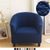 abordables Cubierta de sillón y silla sin brazo-Funda geométrica para sillón de club, funda para sillón de bañera, protector antideslizante para muebles con base elástica, funda de sofá súper suave para mostrador de bar de hotel y sala de estar.