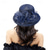 cheap Party Hats-Organza Kentucky Fascinator Hat for Women - Derby Cocktail Tea Party Sun Hat Wedding Bridal Flower Church Hat Packable