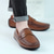 cheap Casual Loafers-Men's Brown Loafers &amp; Slip-Ons with Soft Footbed, Stylish Stitching and Comfortable Fit - Perfect for Business Casual, Everyday Wear and Weekend Outings