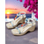 cheap Wedge Sandals-Women's Beaded Strap Wedge Sandals – Boho Summer Shoes with Gem Accents for Resort Wear and Seaside Vacations