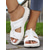 cheap Comfort Sandals-Women&#039;s Flyknit Sport Sandals – Lightweight Grey Mesh Slide Sandals, Flexible Sole, Perfect for Gardening and Daily Walks