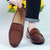 cheap Casual Loafers-Men's Brown Loafers &amp; Slip-Ons with Soft Footbed, Stylish Stitching and Comfortable Fit - Perfect for Business Casual, Everyday Wear and Weekend Outings