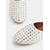 cheap Women&#039;s Flats-Women&#039;s White Pointed Toe Studded Mules - Slip-On Flat Backless Loafers with Rhinestone Accents for Adults, Daily Date &amp; Casual Garden Walks
