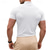 billiga Casual T-shirts för män-Herr T-shirt T-shirts Kortärmad tröja T-tröja Kortärmad Polokrage Sommar Slät Mode Designer Grundläggande Klassisk Semester Gata Utekväll Brun Grå Topp t-shirt för män