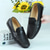 cheap Casual Loafers-Men's Brown Loafers &amp; Slip-Ons with Soft Footbed, Stylish Stitching and Comfortable Fit - Perfect for Business Casual, Everyday Wear and Weekend Outings