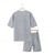 cheap Men&#039;s Tee Sets-Men&#039;s T-shirt Suits 2 Pieces Outfits Tee &amp; Shorts Short Sleeve Crew Neck Summer Plain Fashion Casual 2 Piece Vacation Daily Wear Going out Black White Navy Blue Top Tee for Men