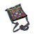 baratos Malas a tira-colo-Bolsa transversal feminina com franjas bordadas e coloridas no estilo boho – bolsa de ombro de lona étnica tribal com borlas e contas de madeira para festivais, viagens e passeios casuais