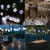 abordables Lampes d’extérieur solaires-1 Pc guirlandes lumineuses solaires extérieures lumières à bulles étanches 12M-100 perles LED jardin de cour pelouse terrasse balcon villa décoration de fête d'Halloween 8 fonctions