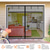 cheap Window Screen &amp; Door Screen-Garage Screen Door Magnetic Garage Door Screen Magnetic Closure Fiberglass Garage Screen Doors for Car Garage Pull Down for Patio, Porch, Window to Keep Bugs Out