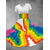 cheap Apparel-Rainbow Pride Dress Wrap Dresses Classic &amp; Timeless Women&#039;s Adults&#039; Pride Parade Pride Month Festival Halloween Carnival Easy Carnival Costume